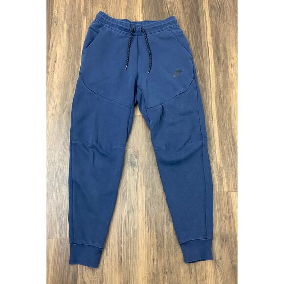 Men Nike Sportswear Tech Fleece navy performance joggers sweatpants, XS - Picture 1 of 4